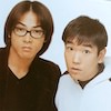 フォークダンスDE成子坂の若い頃（左・桶田敬太郎、右・村田渚）
